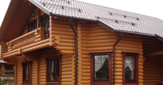 Строительство дома из оцилиндрованного бревна в Новороссийске - от 134173 рублей
