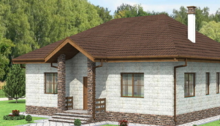 Проекты одноэтажных домов с котельной в Новороссийске - Кампрок от 309630 рублей
