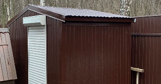 Сарай из металлопрофиля в Новороссийске для дачи от Кампрок  от 41284 рублей
